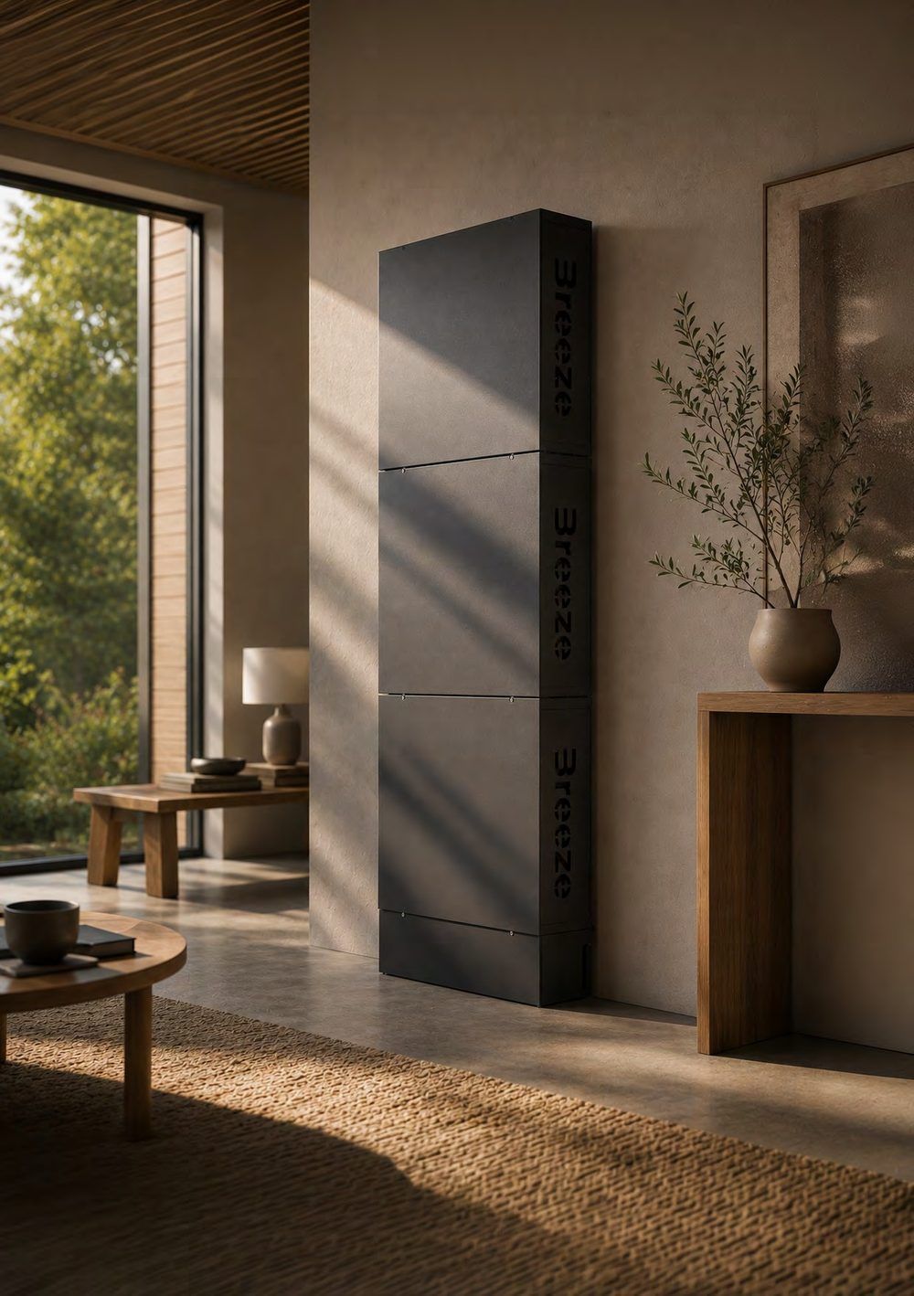 Breeze PV Retrofit 4K z akumulatorami ION R48100 w salonie